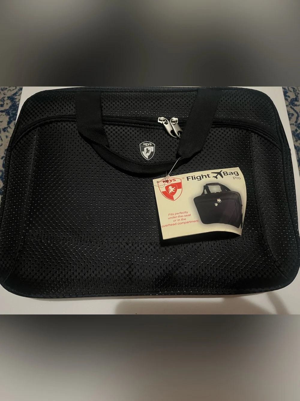 NWT Heys Flight Bag Pro Black Men's Travel Bag
